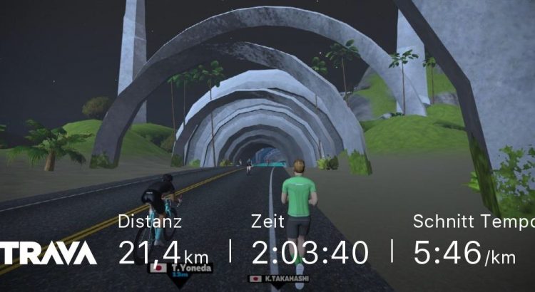 ZWIFT RUNNING, ZWIFT auf dem Laufband